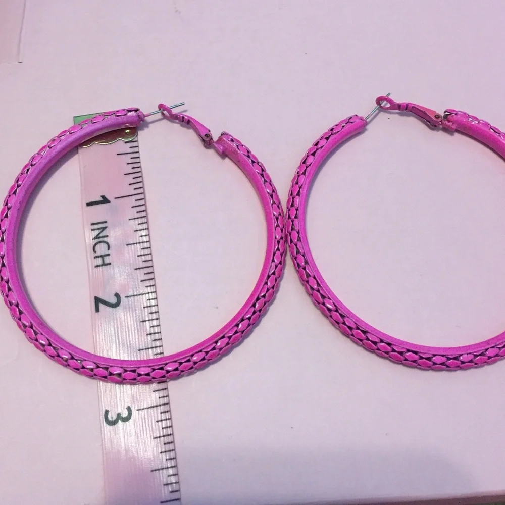 Pink Fashion Earrings